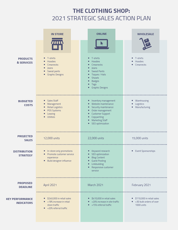 Financial Plan Infographic