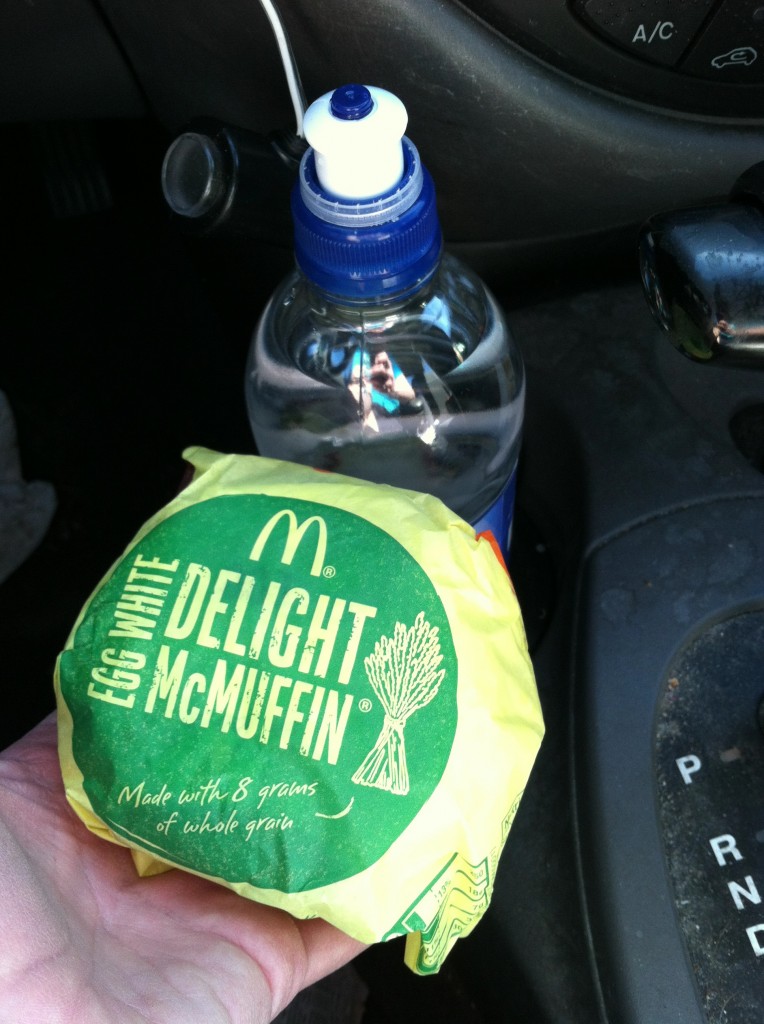 Started out my day on the road healthy enough ...