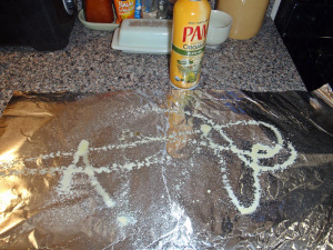 Spray your foil by Connie Cockrell