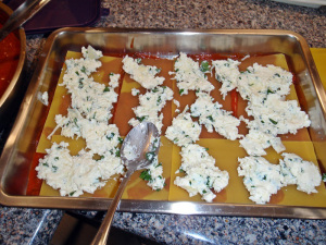 Add a layer of Cheese Mixture by Connie Cockrell