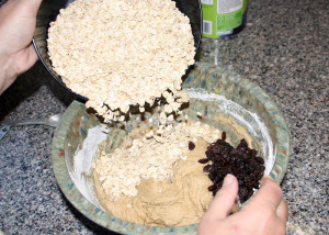 Oats, raisins