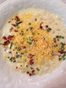 Crock Pot Cream of Potato Soup | Chicklets in the Kitchen